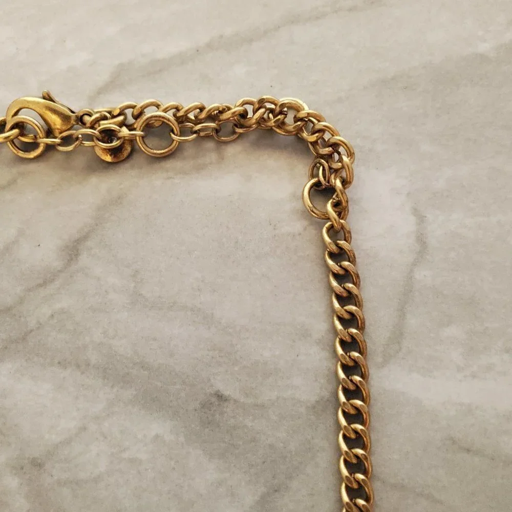 ✨ J.Crew Rhinestone Crystal Cluster Statement Bridal Wedding Necklace ✨ - Picture 10 of 14